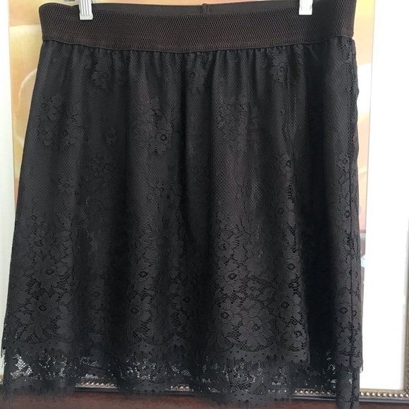 jana ko Dresses & Skirts - Brown Lace Skirt